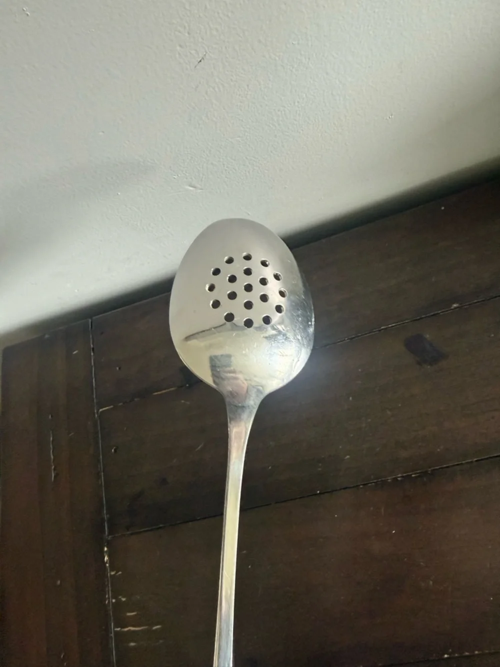 Vintage Coca Cola Slotted Spoon Utensil Bottle Handle Kitchen Collectible